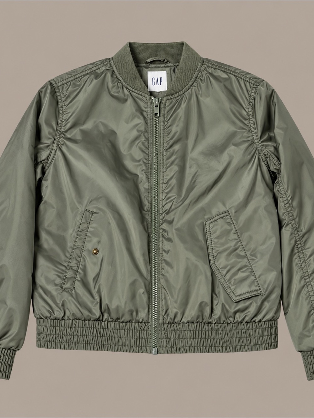 GAP Women’s Olive Green Bomber Jacket